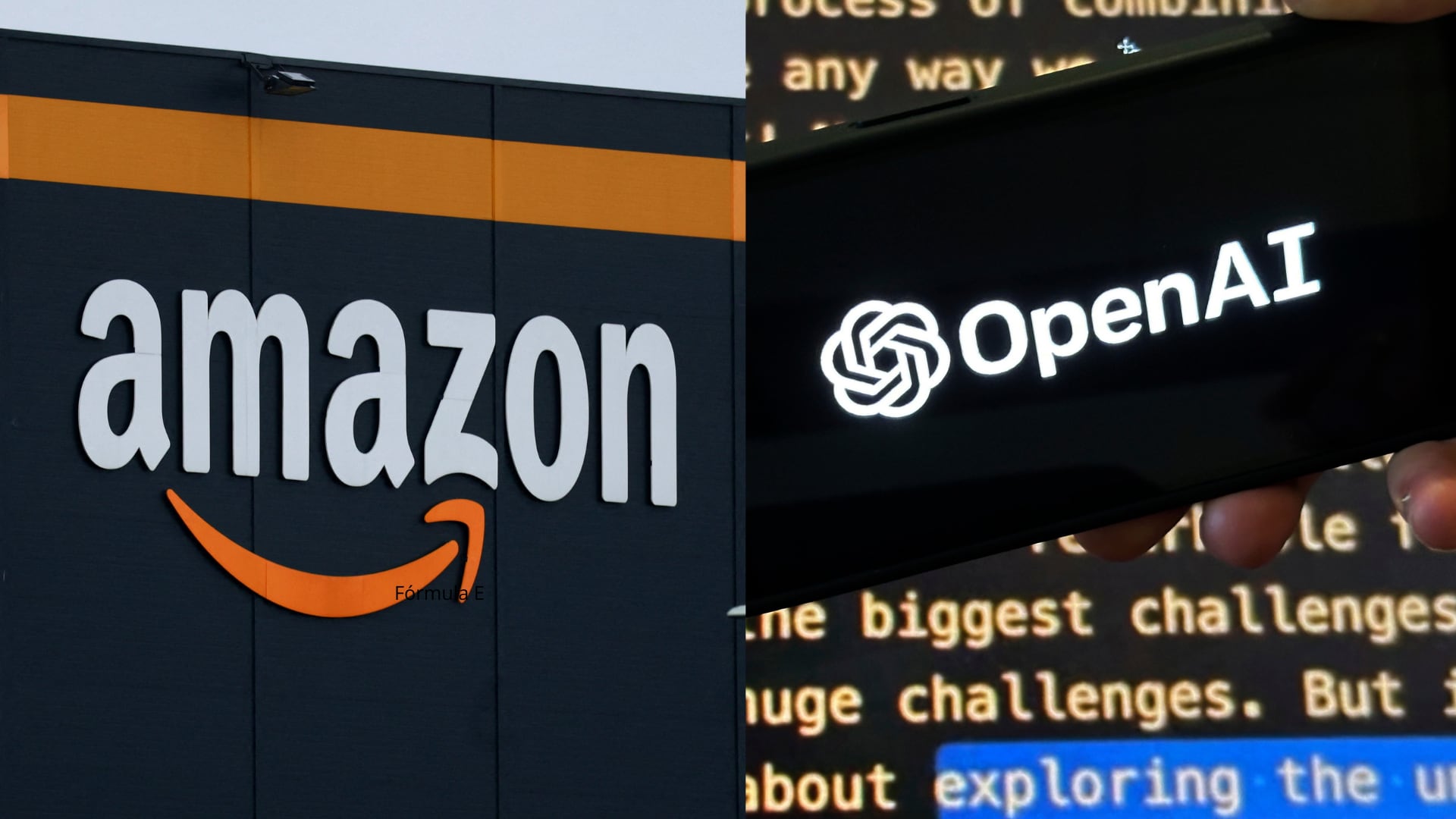Cómo funcionarán los anuncios de Amazon dentro de las respuestas de ChatGPT - (Composición Infobae: Reuters / AP foto/Peter Morgan)