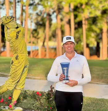 Hailey Davidson, golfista trans, hace