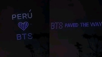 Show de drones para BTS convocó a una multitud en Miraflores y Barranco: estas son las figuras que aparecieron en el cielo limeño