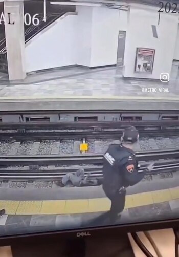 Captan el momento en que