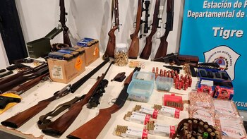 La gran cantidas de municiones