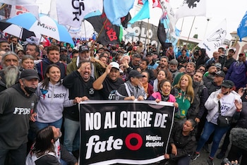 Corte - protestas en Puente Pueyrredón