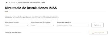 El portal permite ubicar la oficina más cercana. (Captura de pantalla)