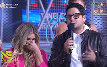 Johanna San Miguel conmovida ante palabras de conductora de Guerreros México. (Foto: Captura América TV)