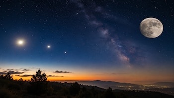 Qué eventos astronómicos habrá en junio 2026: fechas clave para ver planetas y la Luna de Fresa