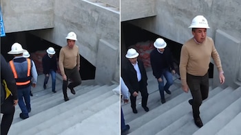 Emilio Azcárraga visita el Estadio