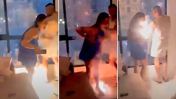 Bianca Miranda sufrió quemaduras en