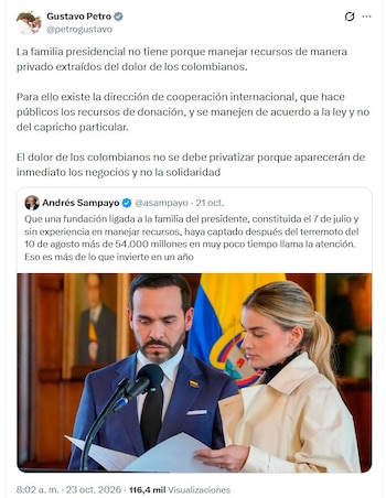 - crédito @petrogustavo/X