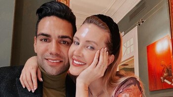 Falcao García y Lorelei Tarón