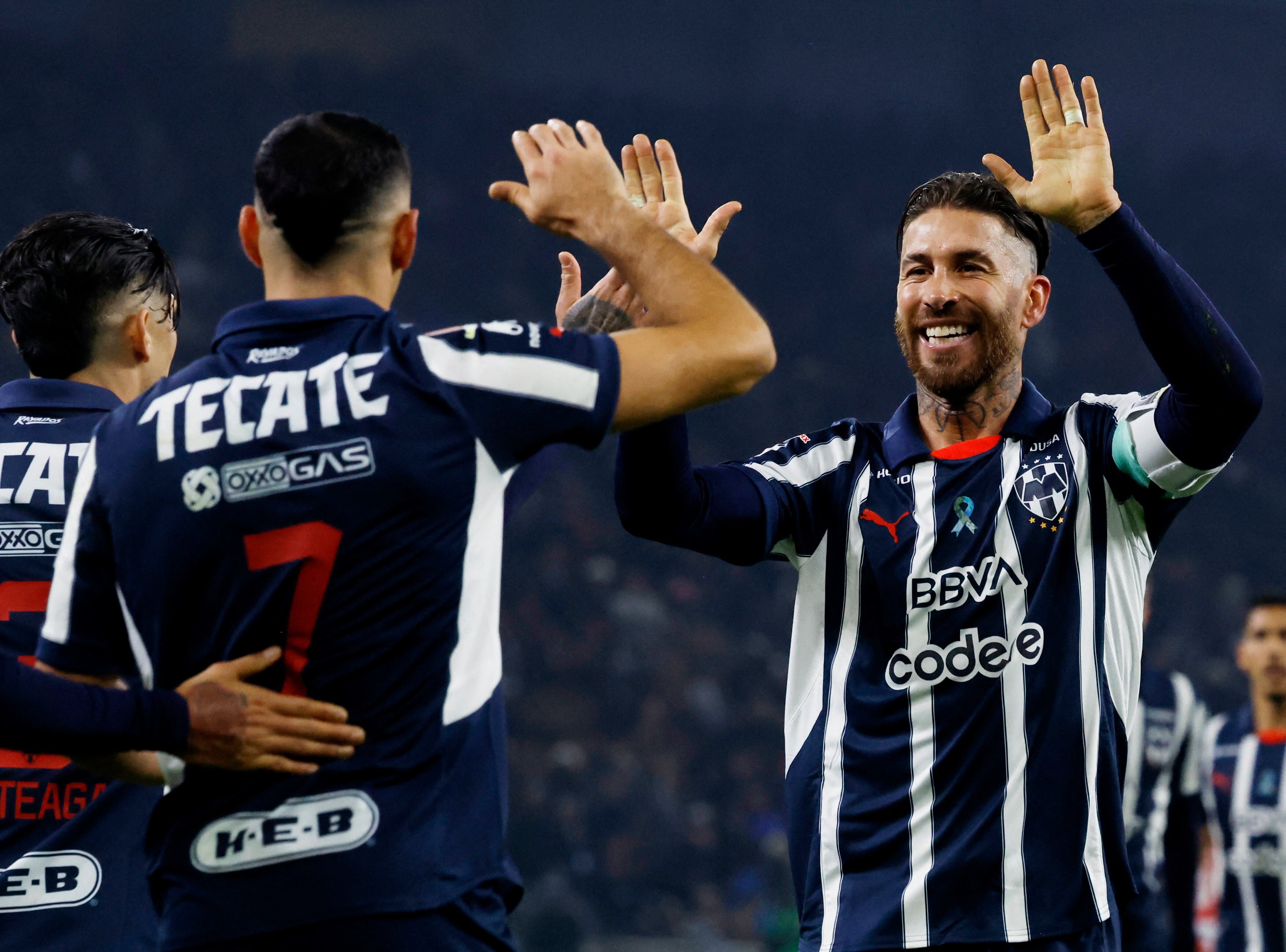 Sergio Ramos se sumó a las final del Club de Futbol Rayados de Monterrey en el Clausura 2025 (REUTERS/Daniel Becerril)