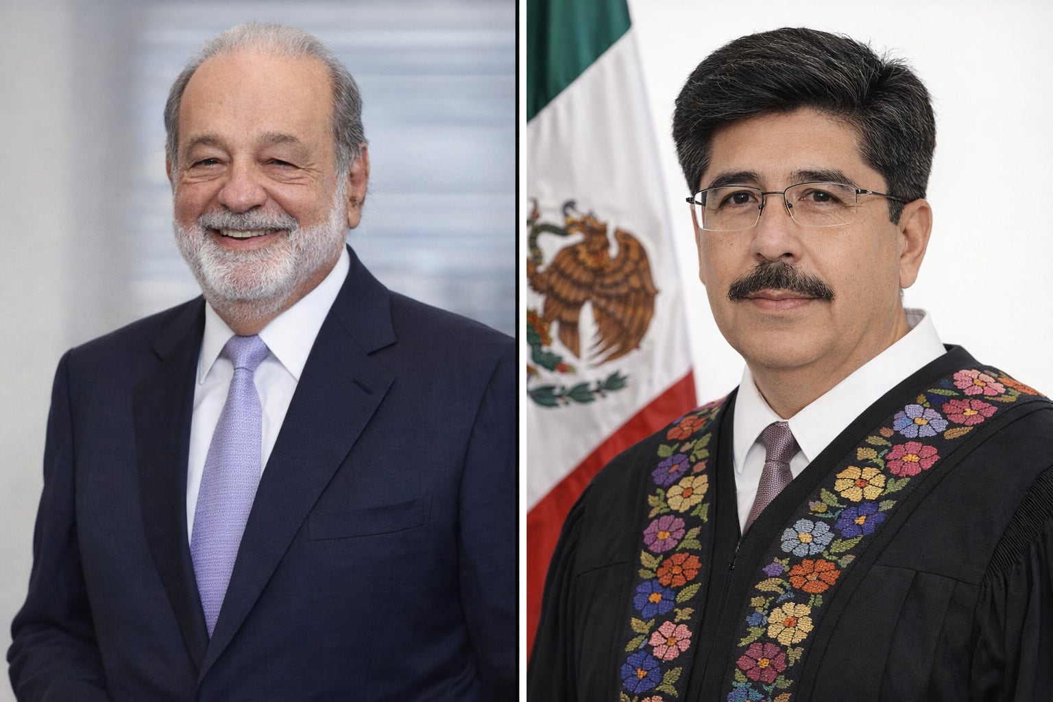 Carlos Slim se reunió en privado con el ministro presidente de la Suprema Corte, Hugo Aguilar. (Imagen Ilustrativa Infobae)