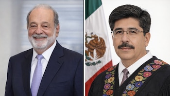 Presidente de la SCJN se reúne con Carlos Slim y Arturo Elías Ayub