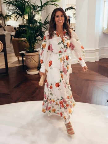 Ana Boyer, con el look