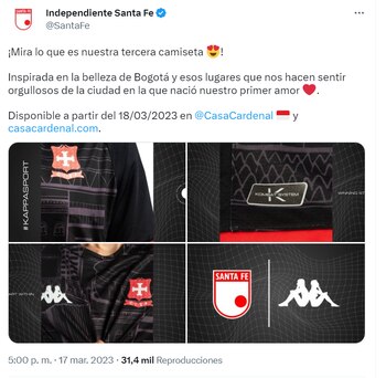 Santa Fe presentó la nueva