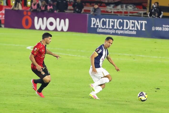 Bernardo Cuesta ingresó a los 69 minutos en Melgar vs Alianza Lima, y volvió luego de casi un año fuera de las canchas por lesión. - créditos: Omar Cruz
