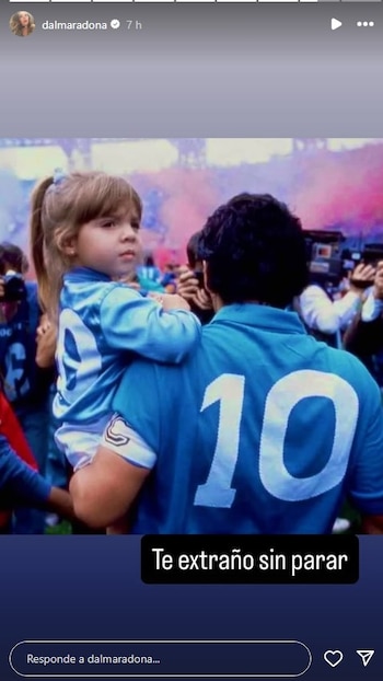 El mensaje de Dalma Maradona