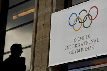 A statue is seen behind