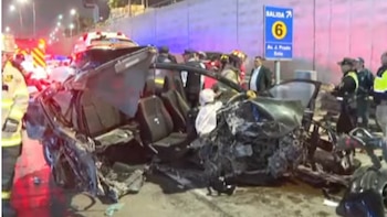 El siniestro ocurrió cerca de las 3:15 de la madrugada en el sector del puente Andrés Reyes; el ocupante fue trasladado a un hospital pese a que no presentó lesiones