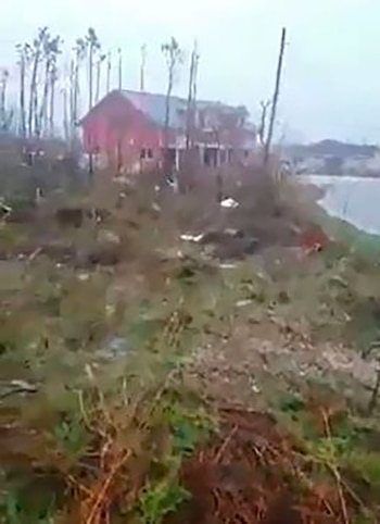 Las imágenes de los estragos de Dorian en la Isla Ábaco le dieron la vuelta al mundo (AFP)