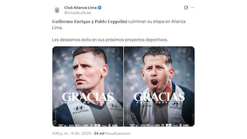 Alianza Lima anunció las salidas