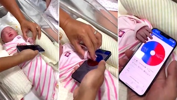 El video de una bebé