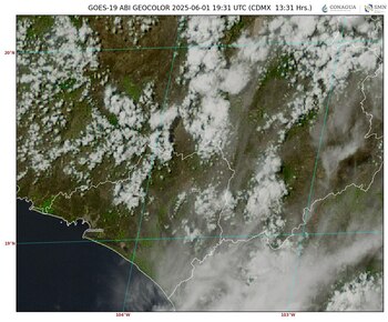 Imagen 2: GOES 16 ABI