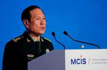 El ministro de Defensa chino,