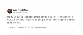 Juan José Lafaurie respondió a