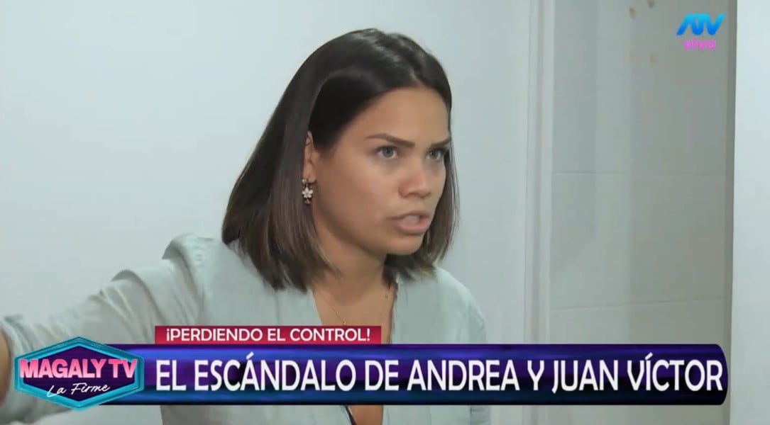 Andrea San Martín tiene prohibido acercarse a su hija y su abogado cuestiona su detención. Captura: Magaly TV La Firme.