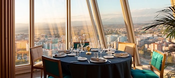 Vistas desde el restaurante Élkar, en Madrid