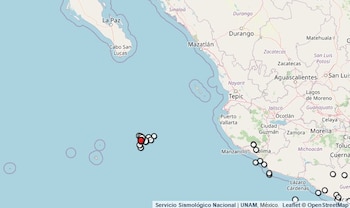 Temblor reportado en Baja California
