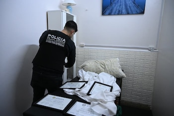 El prostíbulo se escondía como una casa de masajes