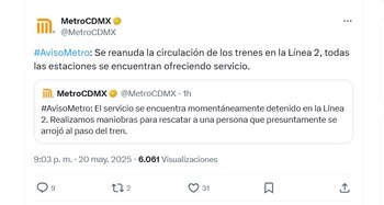 (X/ @MetroCDMX)