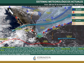 Chiapas, Tabasco, Veracruz y Oaxaca