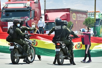 Los gobiernos de Evo Morales y Luis Arce han reprimido las manifestaciones opositoras en Bolivia (REUTERS/Patricia Pinto)