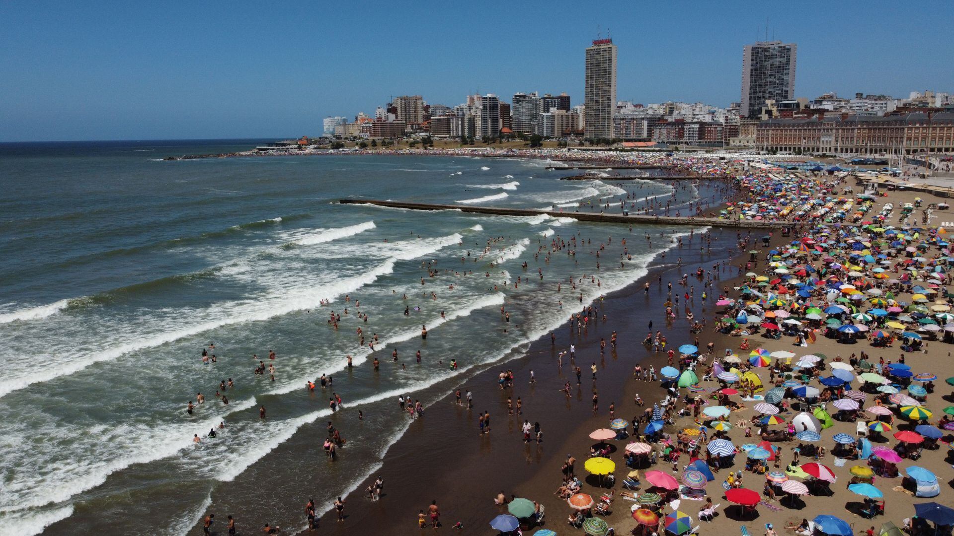 Las playas de Mar del Plata (EMTURyC)