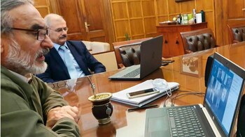 El ministro Luis Basterra durante