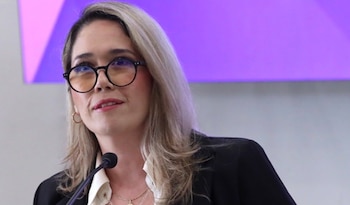 La consejera del INE Frida Denisse Gómez Puga fue quien propuso la validez de las boletas planchadas.
Crédito: X / @saquribe