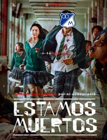 Millonarios está muerto - crédito redes sociales