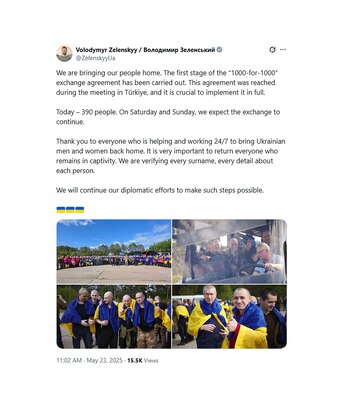 El mensaje de Volodimir Zelensky