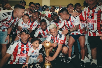Junior llegó a 12 estrellas con el bicampeonato conseguido en el segundo semestre del 2025 y el primer bimestre del 2026 - crédito Junior FC