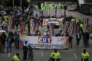 Marcha de centrales obreras en