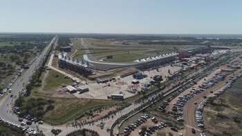 Postal aérea del Autódromo (Subsecretaria