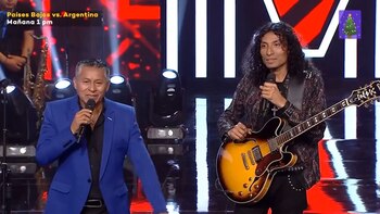 Eduardo y Edy cantaron "Contigo