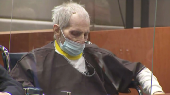 Robert Durst en los tribunales.