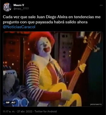 Captura de pantalla: Twitter