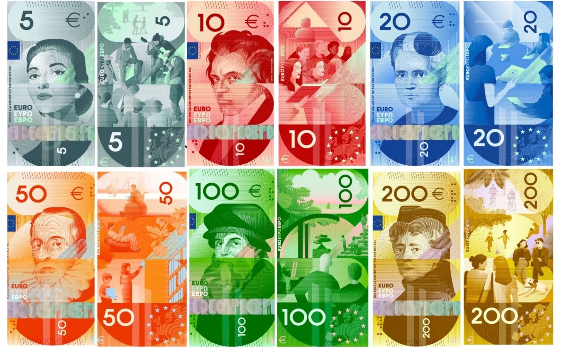 El BCE aclara que Canarias y otras islas sí aparecerán en los nuevos billetes de euro