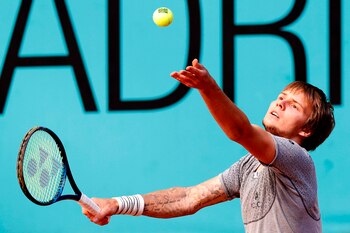 El tenista kazajo Aleksandr Búblik