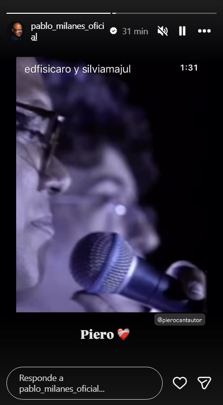 El cantautor cubano Pablo Milanés publicó un video de un encuentro previo con el compositor argentino