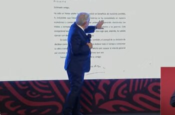 Carta enviada a Biden, AMLO